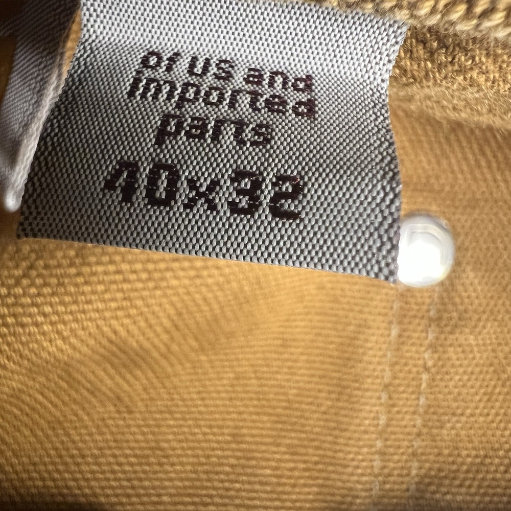 Vintage Carhartt Double Knee Carpenter Pants Size Brown 40x31.5 USA Made Work - Picture 11 of 16